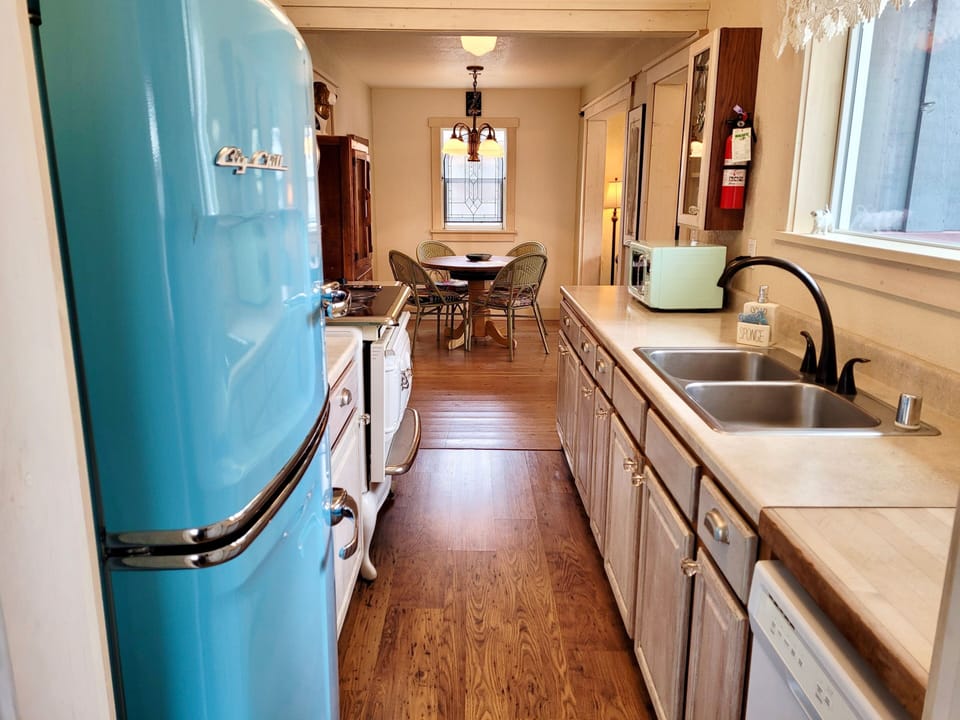 Galley style kitchen