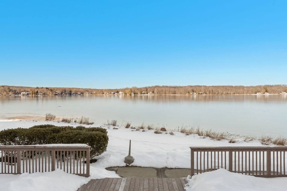 A view of the Lake in Winter