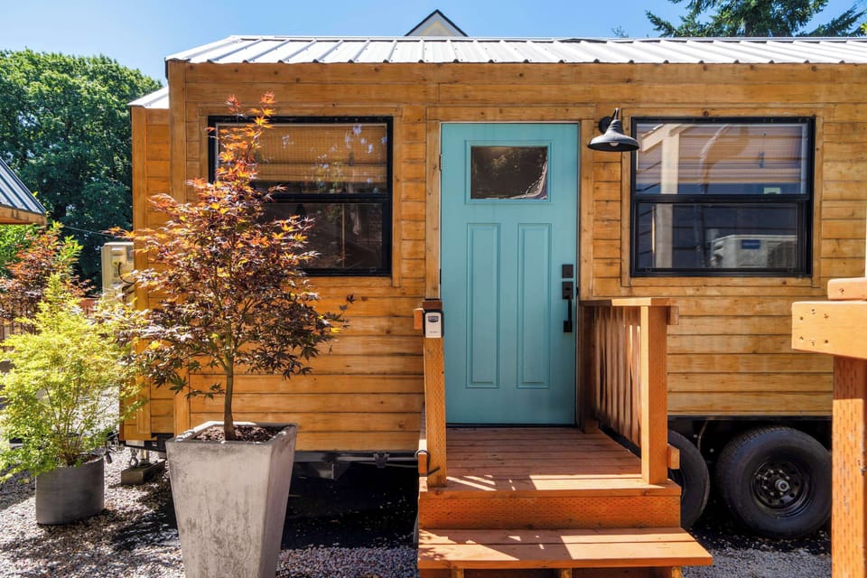 Welcoming tiny home with a private entry.