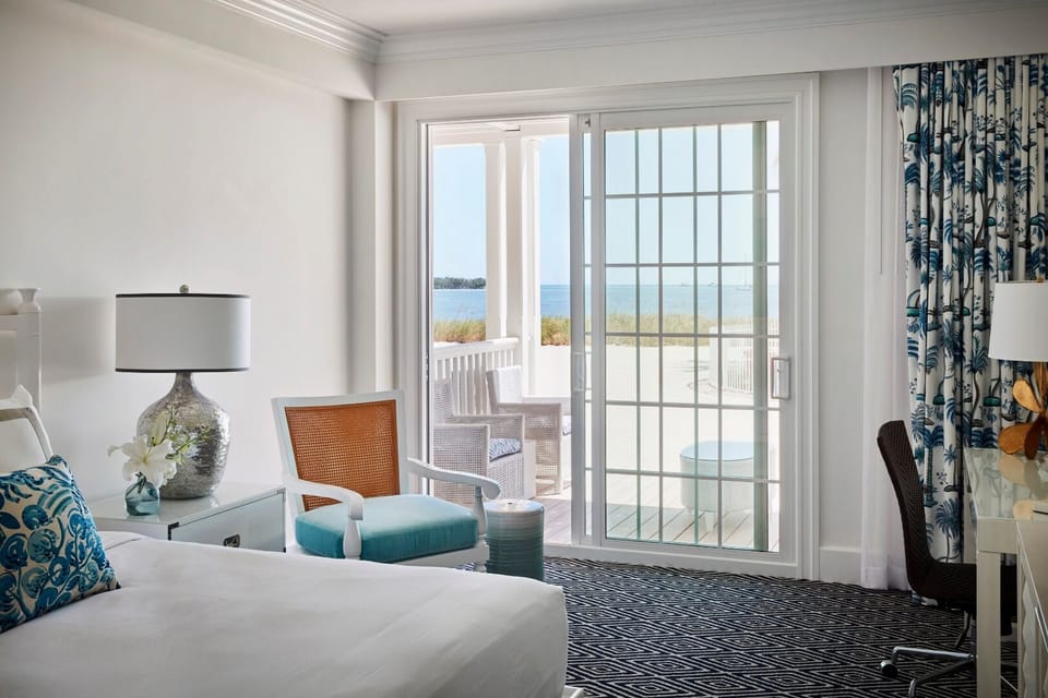 Settle into a quiet corner chair and gaze at the horizon.