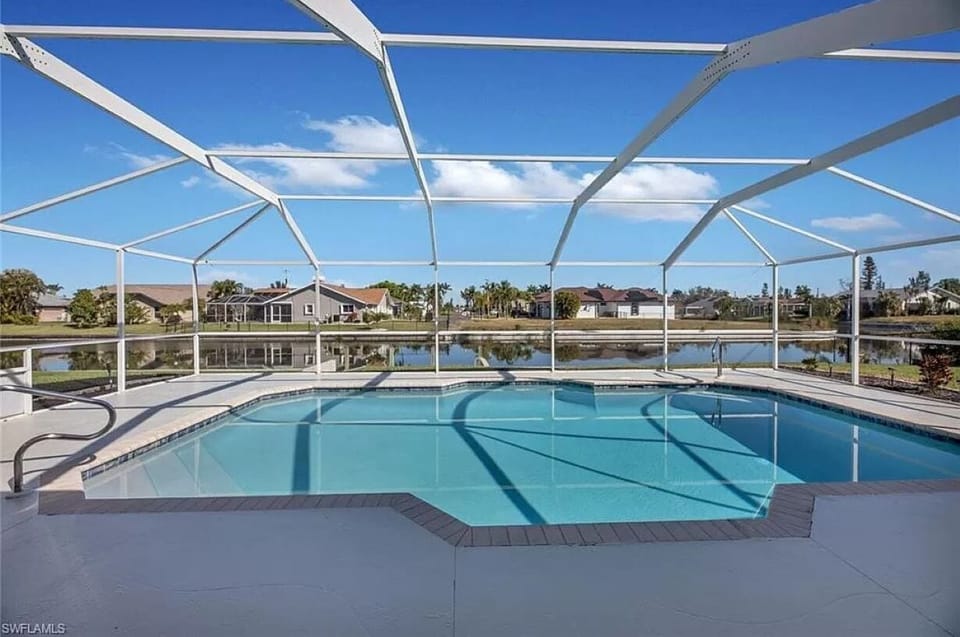 Screened in Pool Area