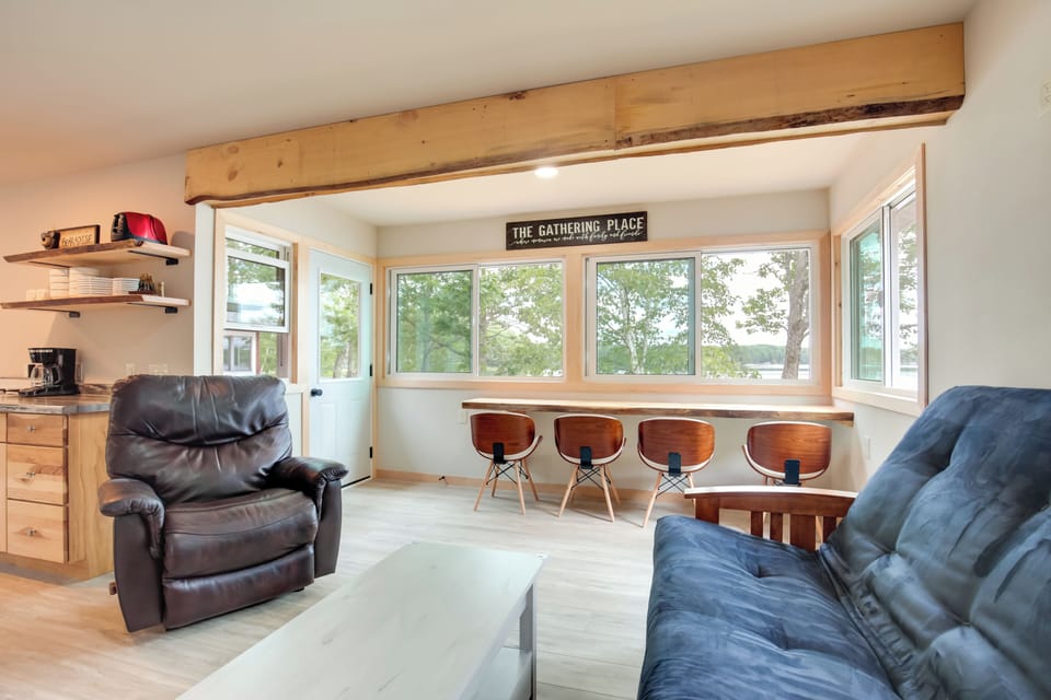 Living Room | Board Games | Window A/C Unit | Queen Futon | Free WiFi