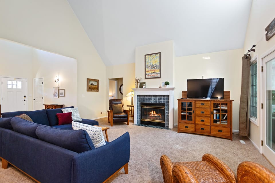 TV, comfy chairs for all