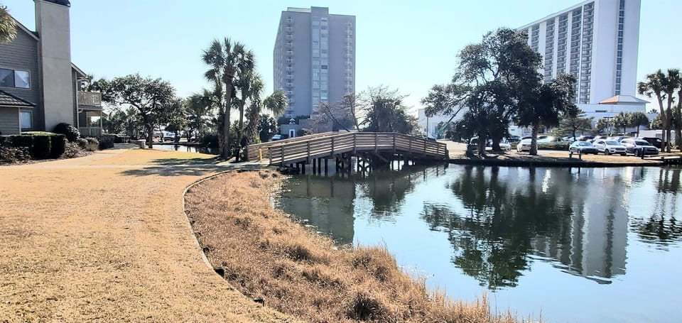 Bridge to the beach
