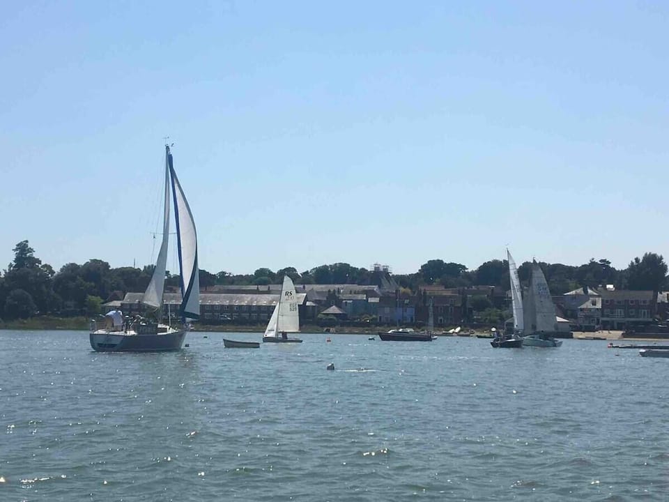 Some great sailing to spectate or join in at one of the Regattas... the beach is a minutes walk from the house