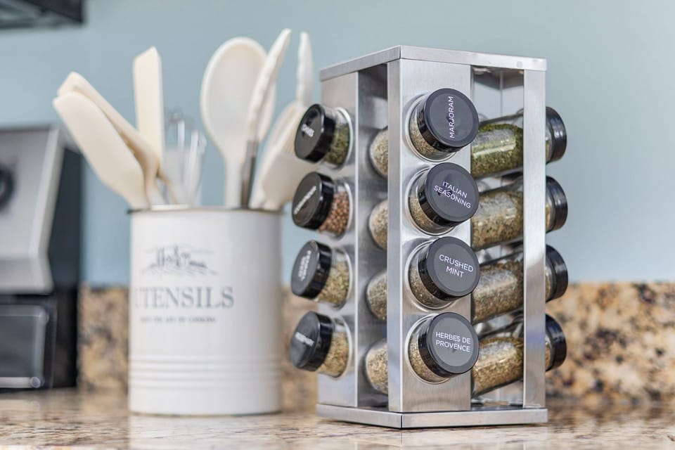 Spice racks and utensil for all your cooking needs
