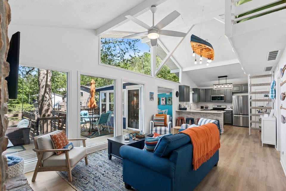 Open-concept living that keeps everyone connected.
