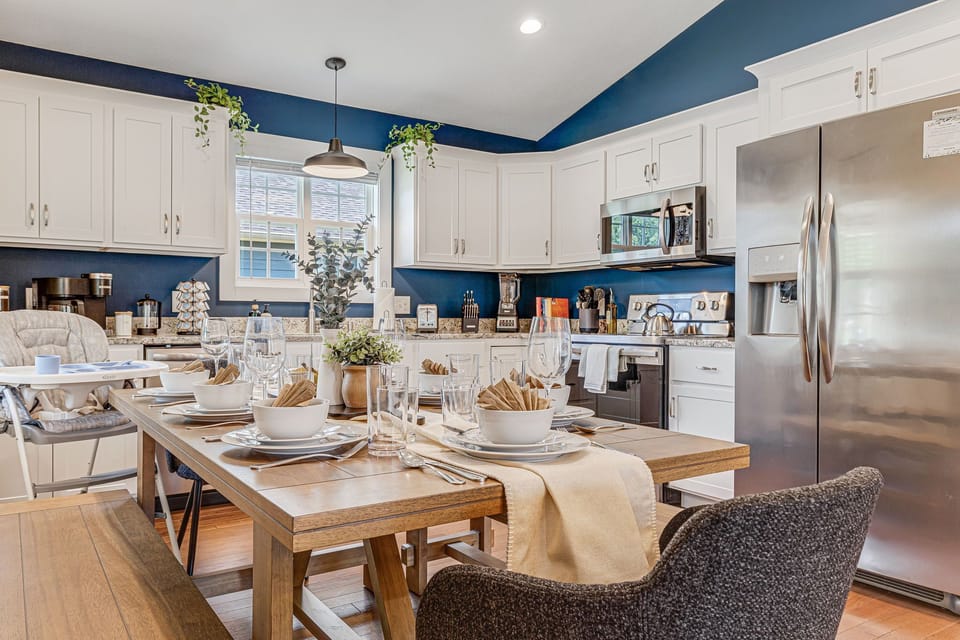 You'll have everything you need to cook your favorite meals at our fully equipped kitchen.
