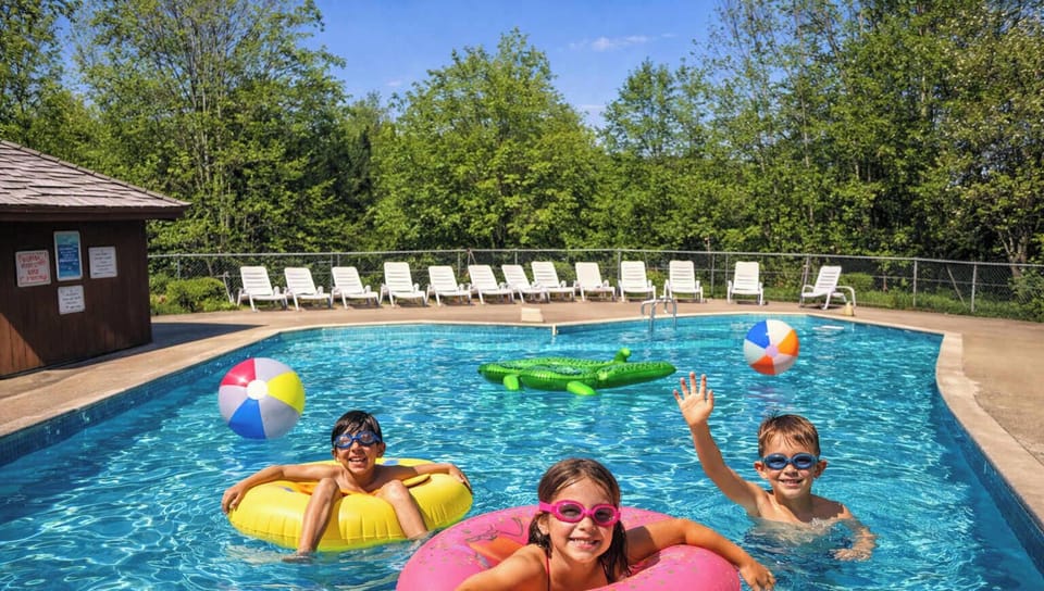 Private on site outdoor pool