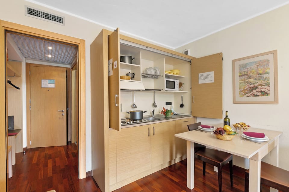 Kitchen and dining area