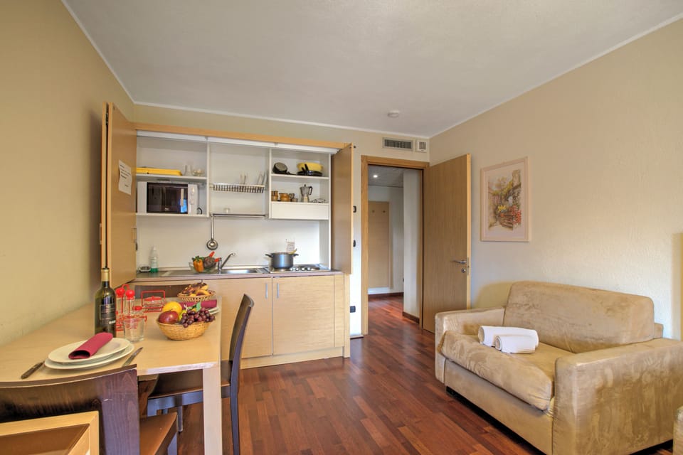 Kitchen and dining area