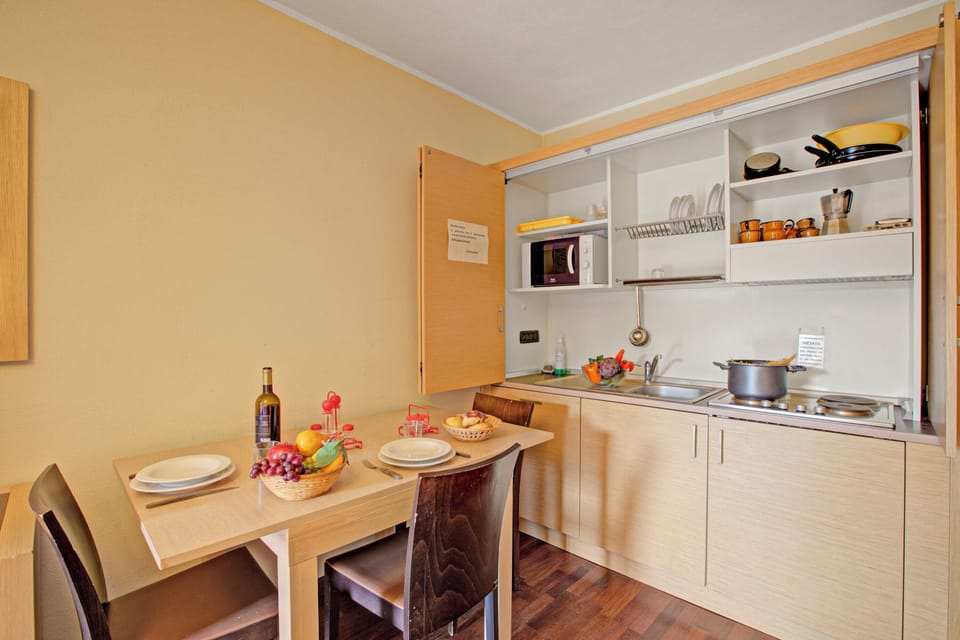 Kitchen and dining area