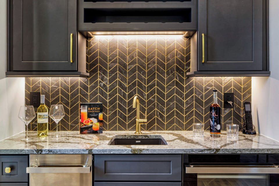 Wet Bar in Living Area