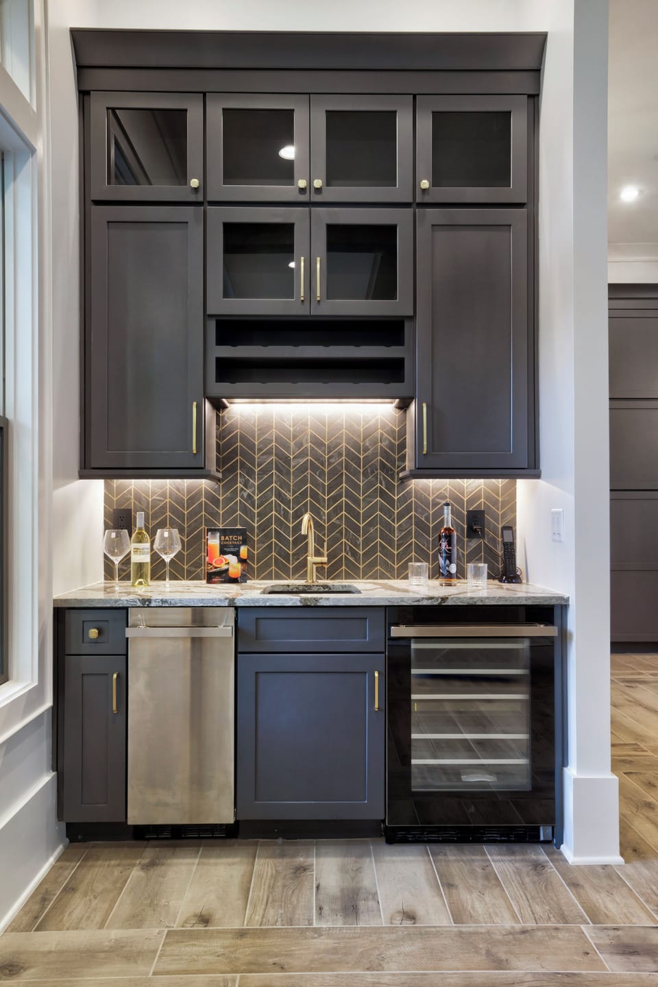 Wet Bar in Living Area