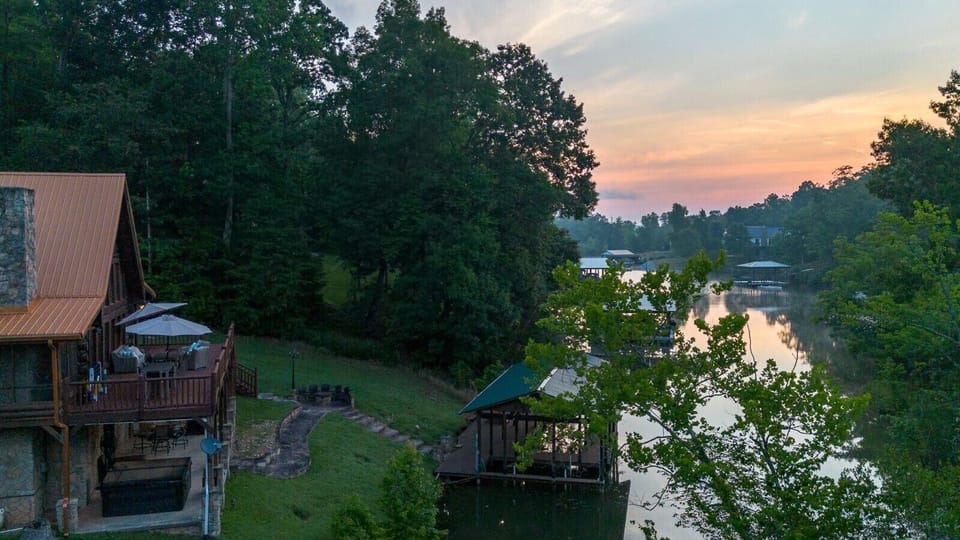 Dock at Lakefront Haven