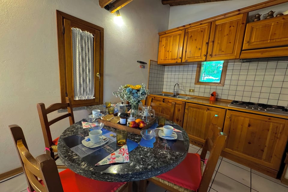 Kitchen and dining area