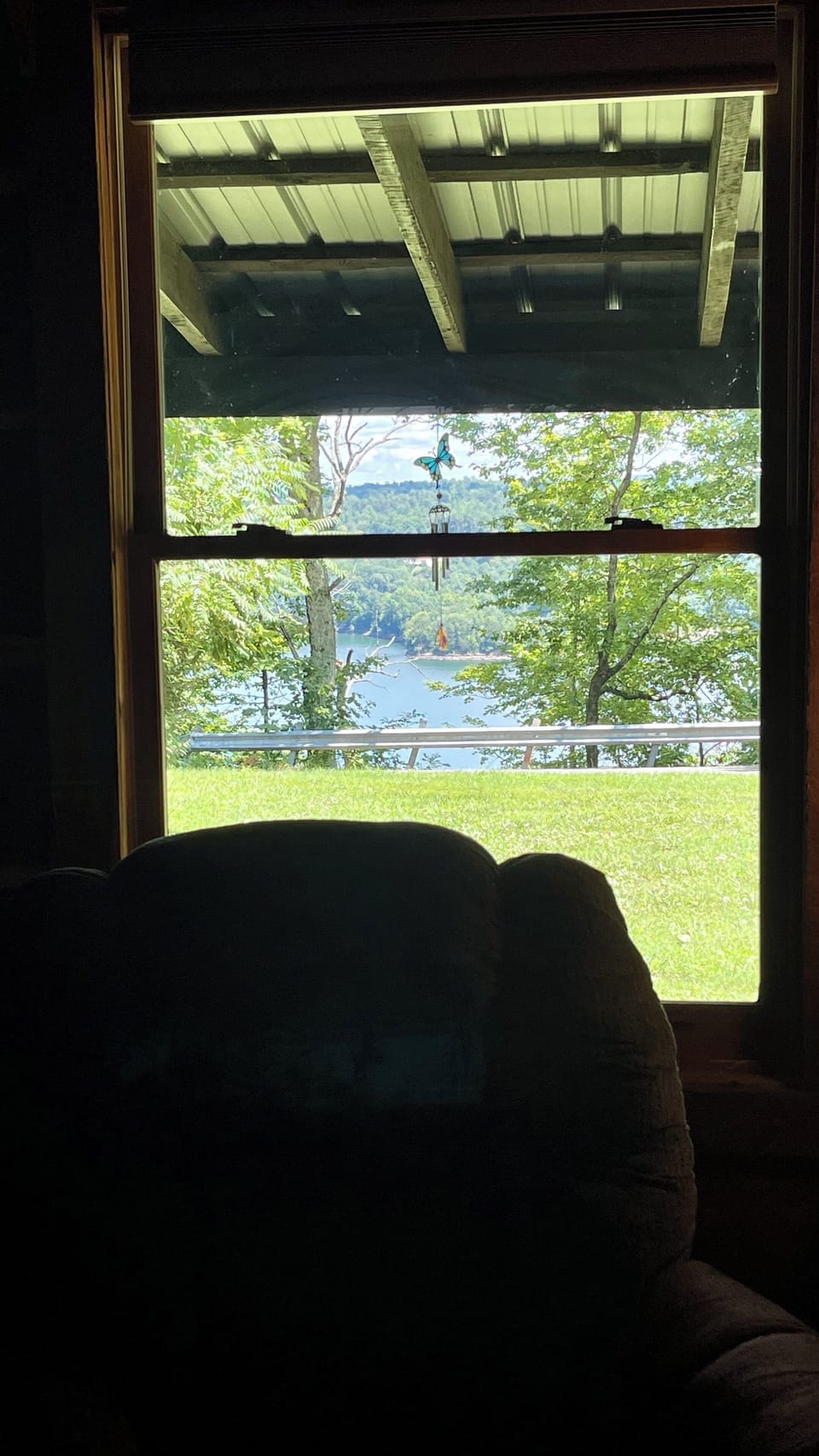 Lake view from living room