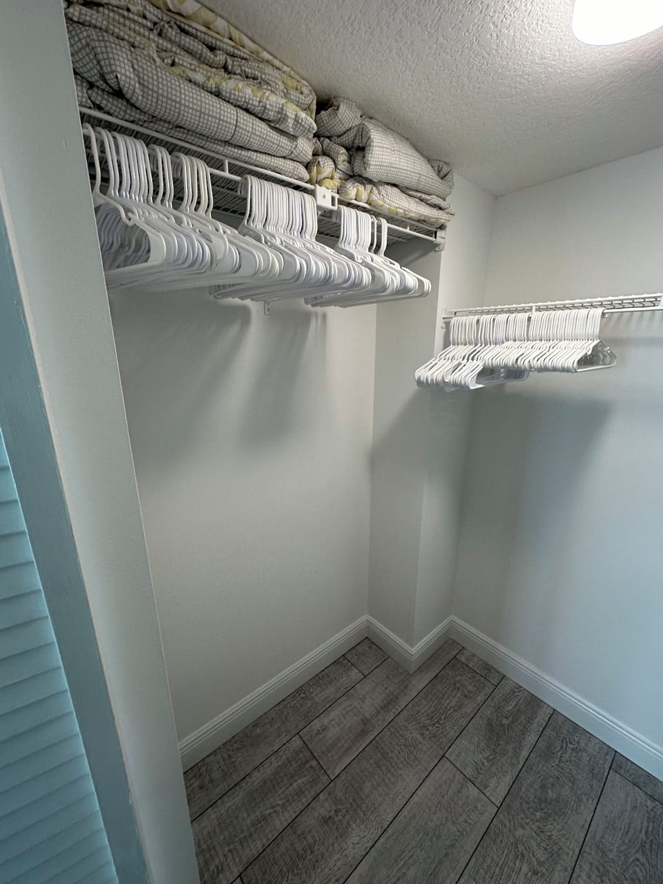 Master bedroom walk-in closet