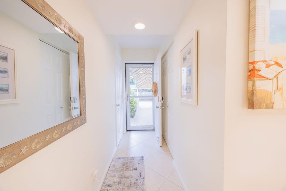 Upon entering the open unit via the smart lock, you’re greeted with this view.