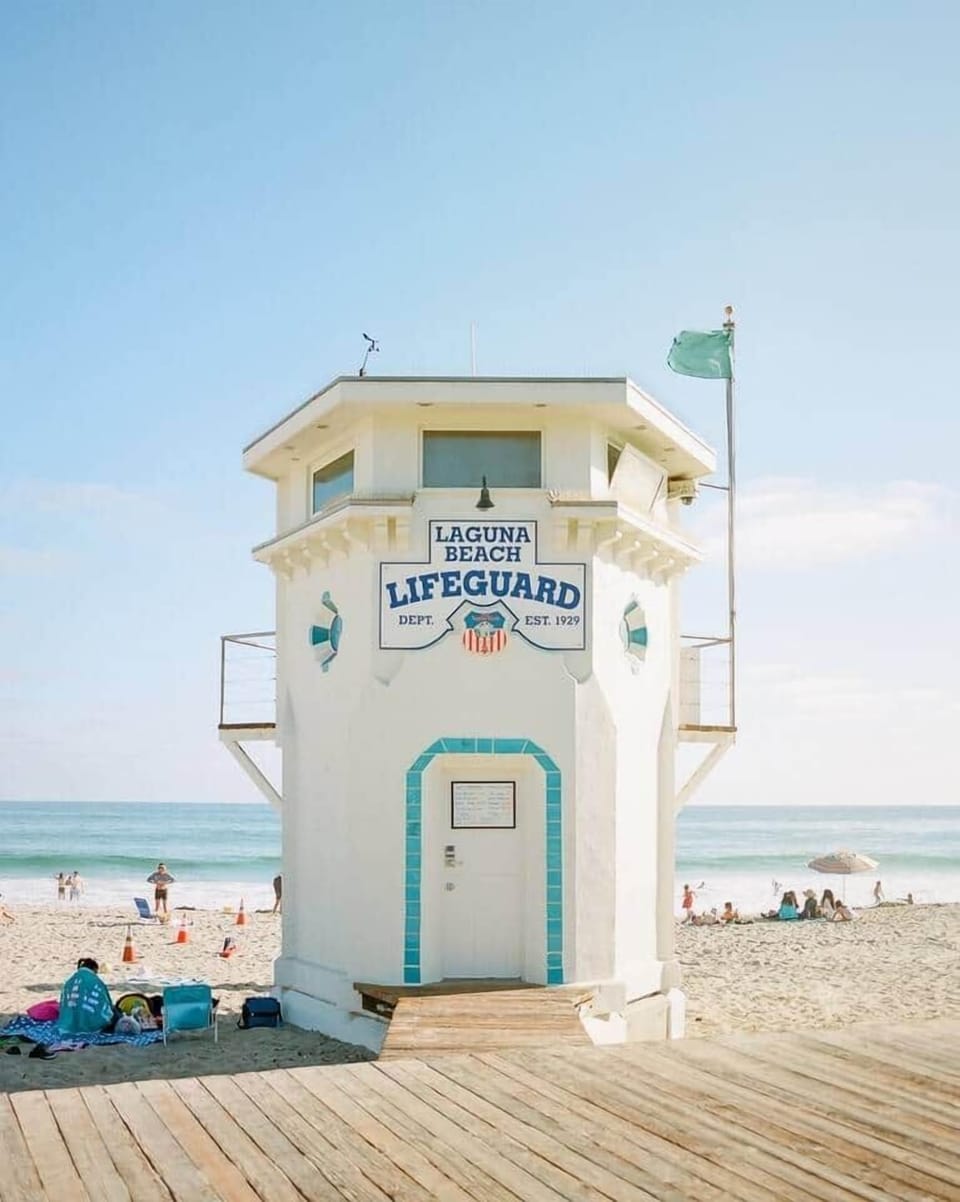 Close to Main Beach in Laguna Beach, less than 10 minutes away.