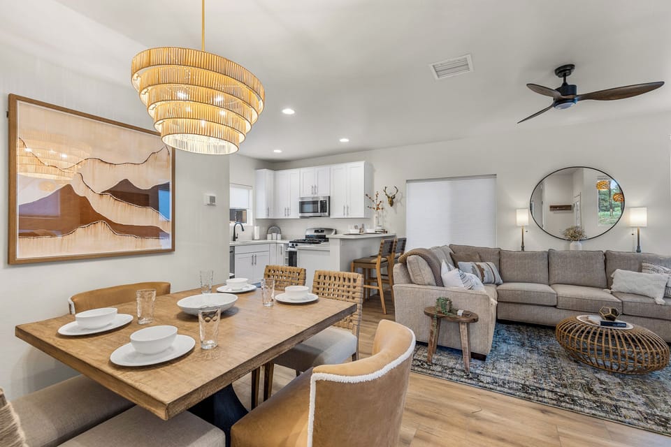 Open living areas