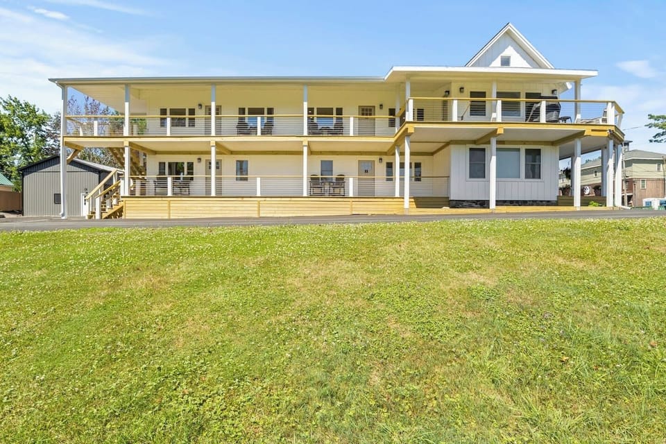 Welcome to The Lake House on Sodus Point, featuring four charming units, each with its own porch seating area. Enjoy the perfect blend of comfort and convenience in a prime location. ✨
