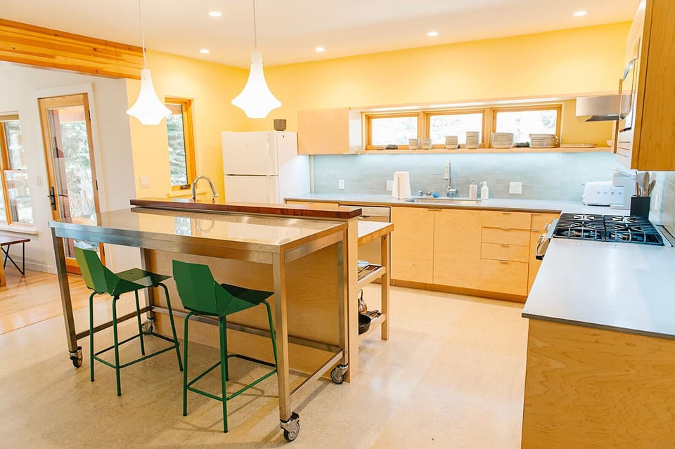 Fully stocked kitchen