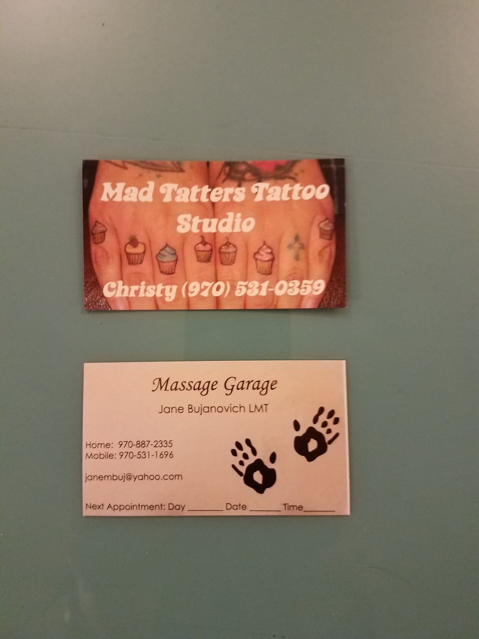 get a tattoo or massage...both on premises
