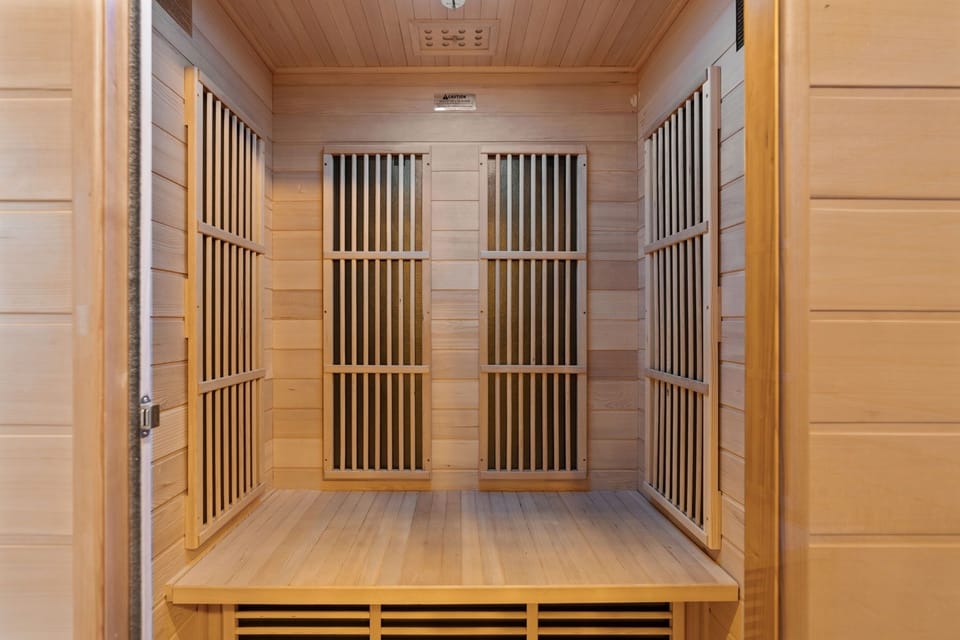 The sauna/steam room helps ease tension and promotes better circulation, making it a great way to unwind and relax! | The Hillside, Brian Head, Utah | Voyax Luxury Vacation Rentals
