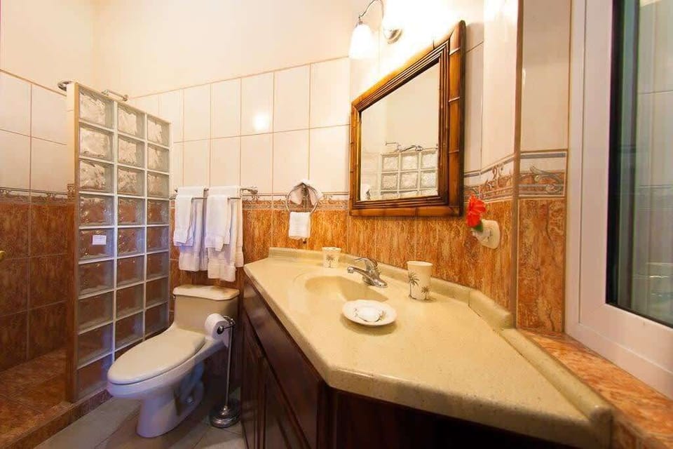 Relax and refresh in the spacious, inviting bathroom.