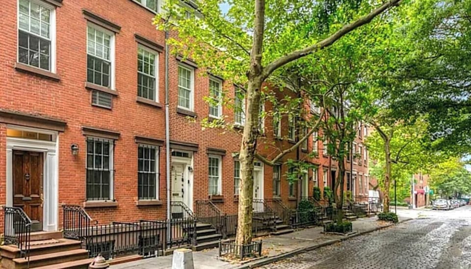 Classic West Village block — Downtown Manhattan