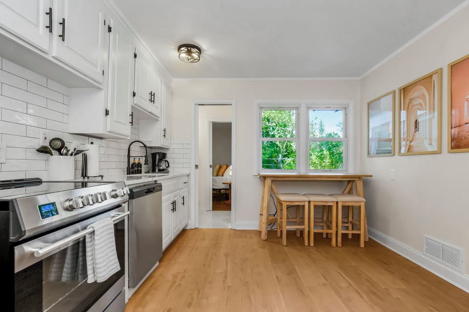 Fully stocked kitchen