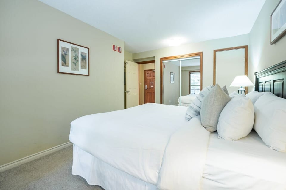Primary bedroom: King bed