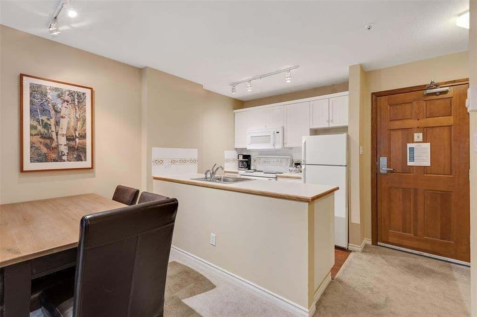 Dining and kitchen area