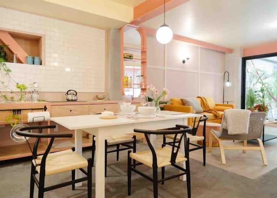 Cozy dining and living room, perfect for relaxation