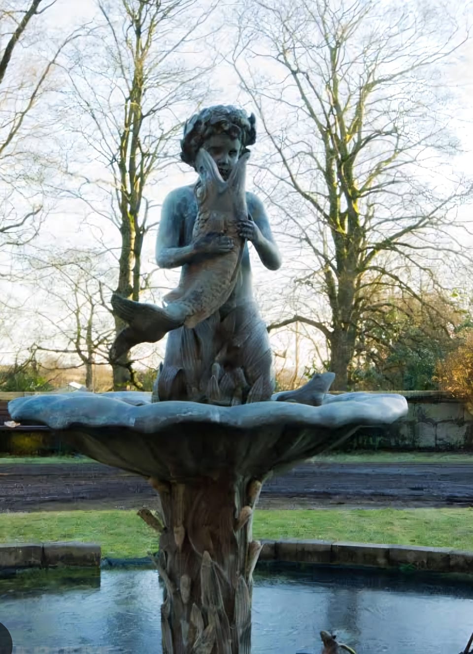 Courtyard fountain