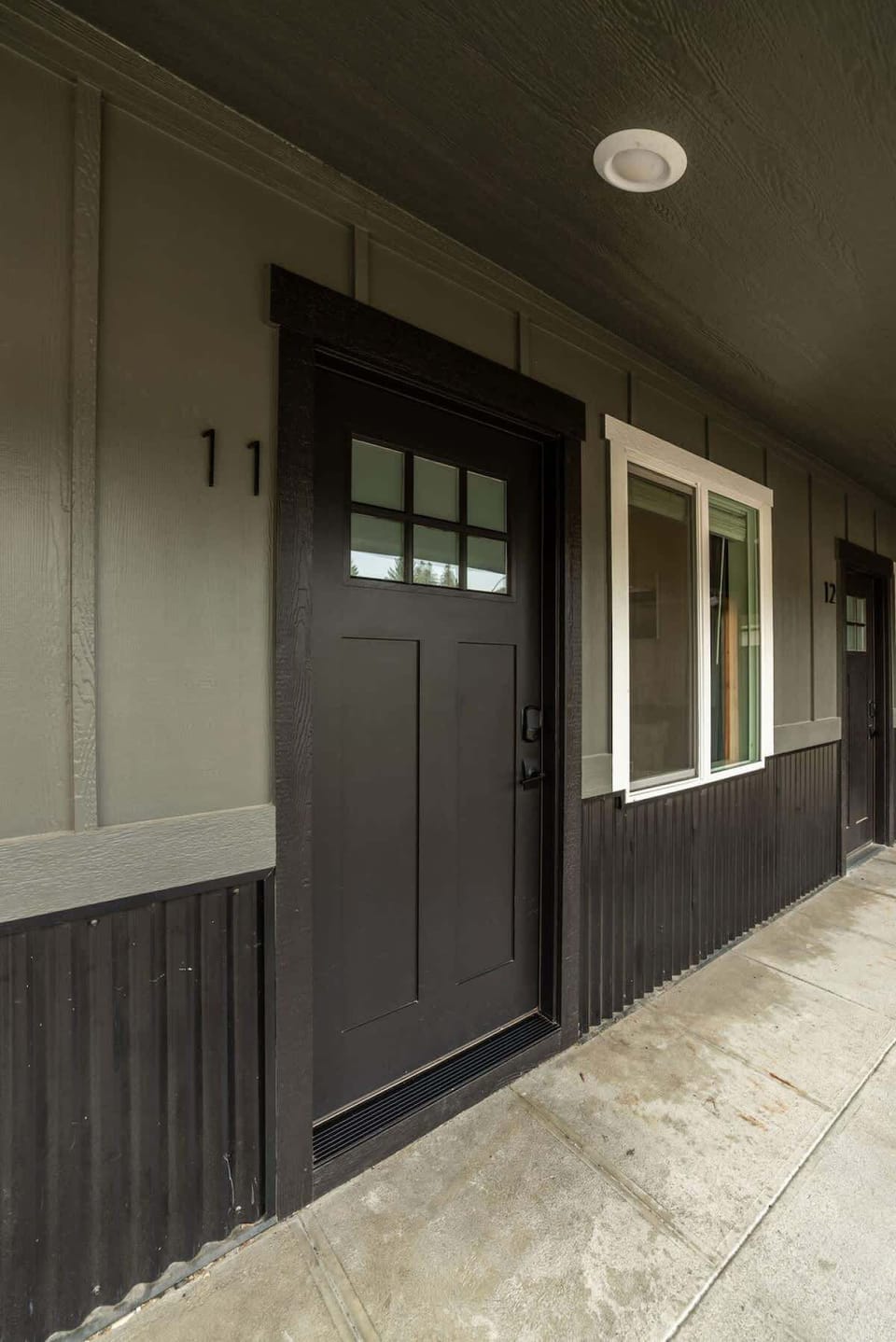 Unit 11 at the flats. Easy first floor entry with free parking available 