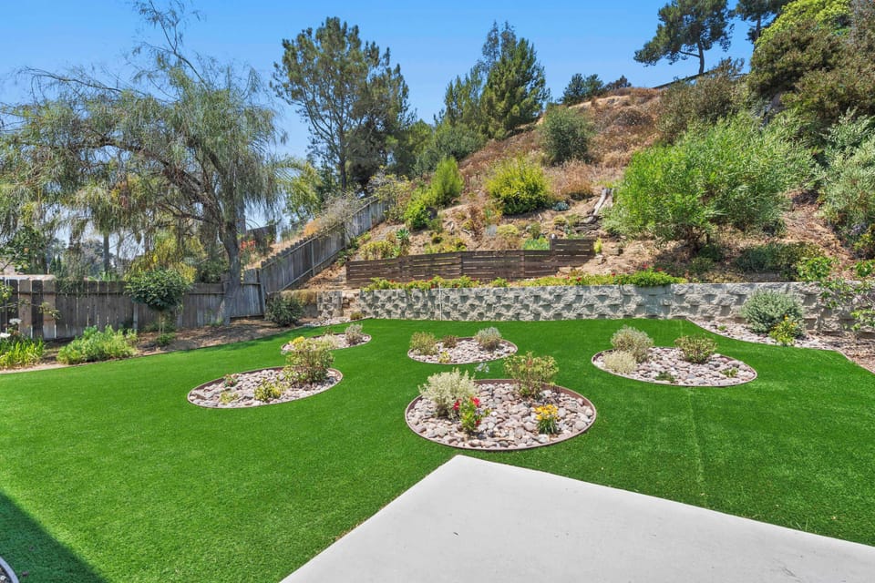 Large Turf Backyard