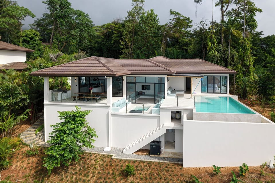 Birdview of the villa
