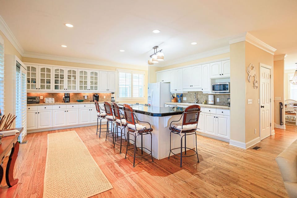 Spacious kitchen for everyone to move around and be comfortable.