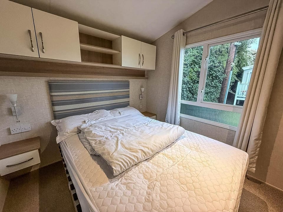 Retreat to comfortable caravan bedrooms at California Cliffs Holiday Park, where restful nights await your whole family.
