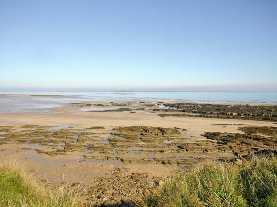 The view over the dunes to the sea | Spindrift, Seahouses