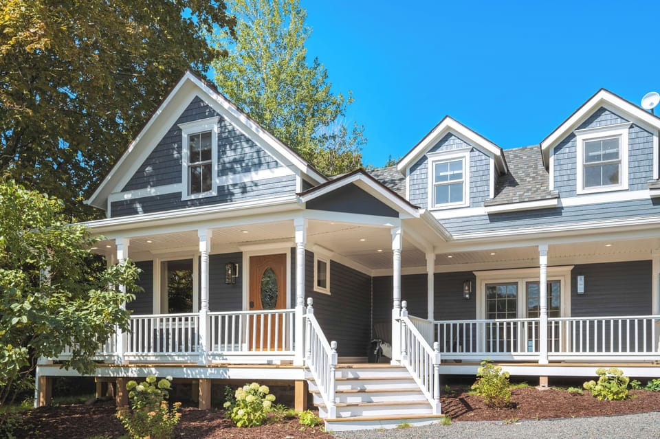 Drive up to the charming entrance of your home away from home. 