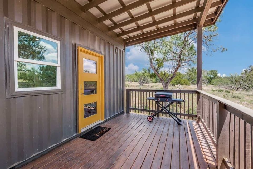 Cozy patio with comfortable seating and a peaceful atmosphere, perfect for morning coffee or evening relaxation.