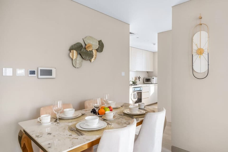 Dining Area: Savor gourmet meals in style surrounded by elegant decor and natural light!