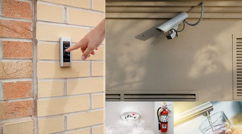  For your safety, a security camera is installed at the property