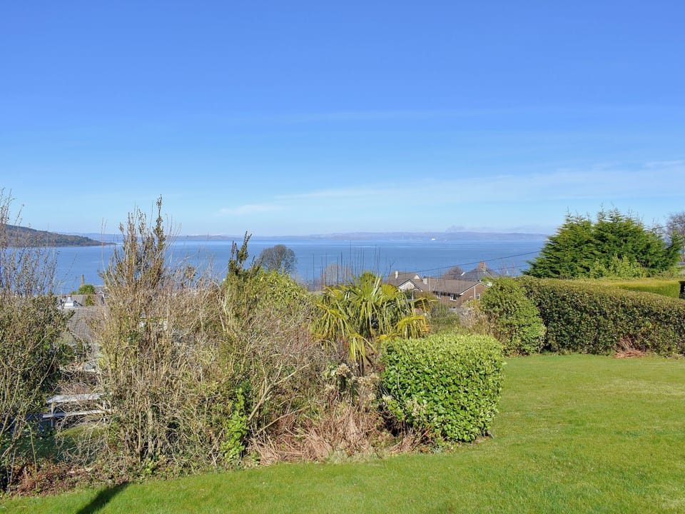 Large garden with picturesque views | The Willows, Brodick, Isle of Arran