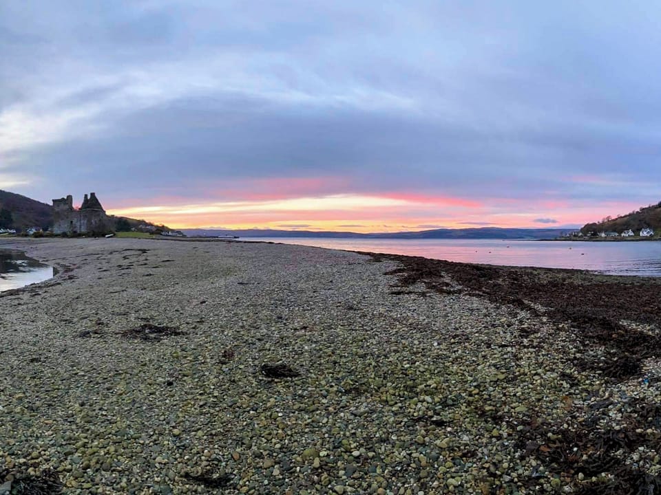 View of the castle spit | Croftbank, Lochranza