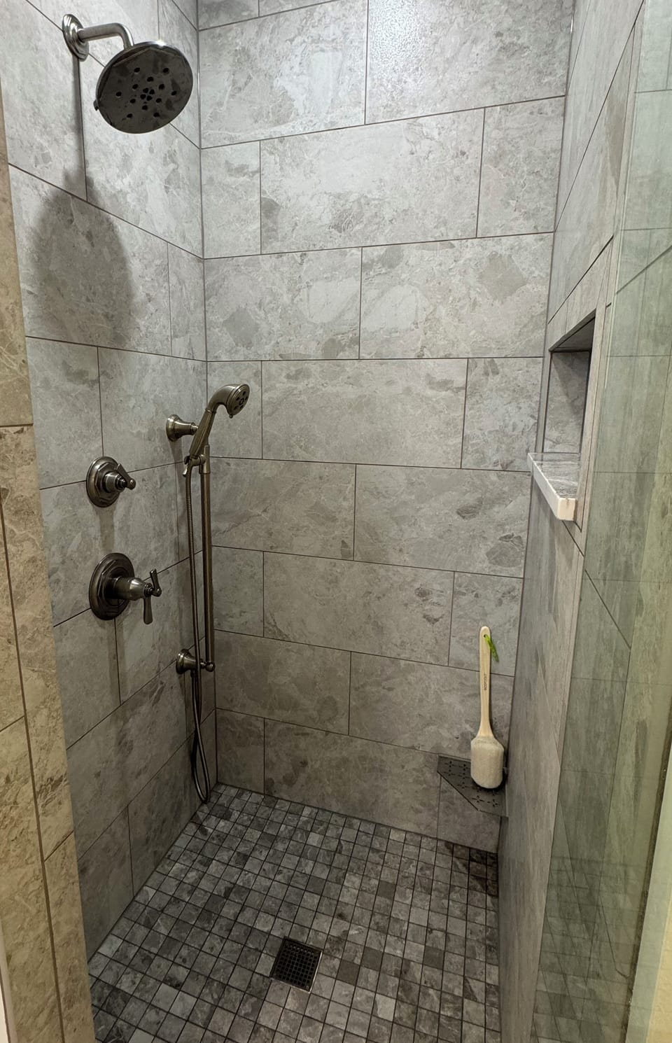 Master shower