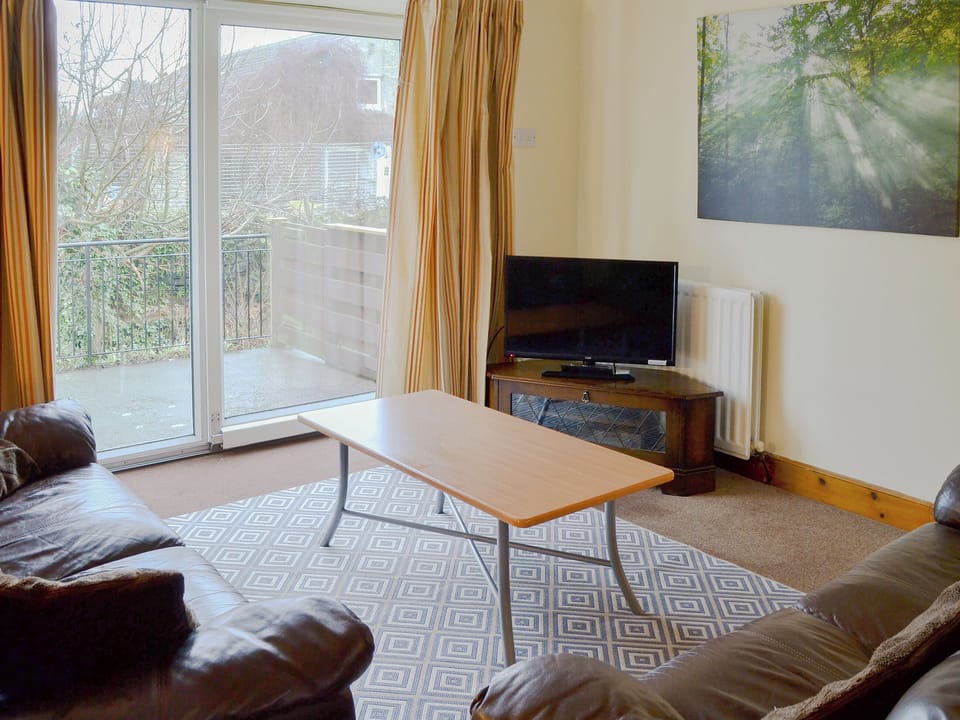 Light and airy living area | Lindisfarne Cottage - Bluebell Farm Cottages, Belford near Bamburgh
